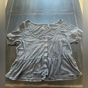 PacSun Cropped Short Sleeve Tee